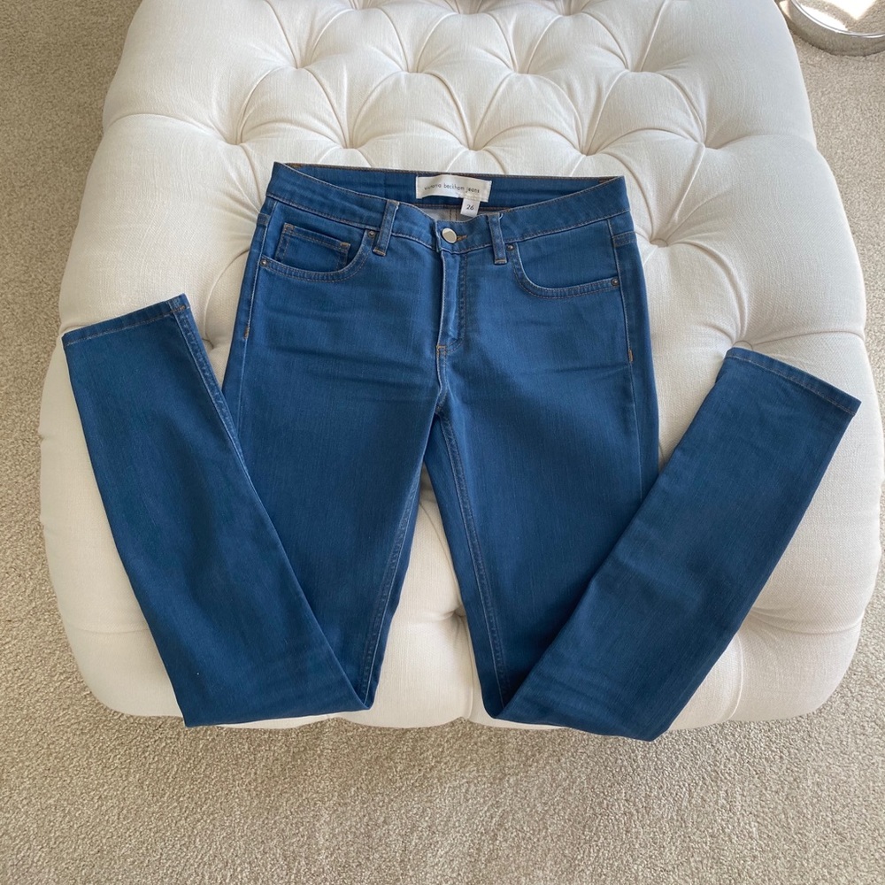 ♦️SOLD Victoria Beckham Jeans skinny blue jeans 26 - Picture 4 of 7